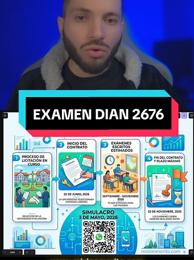 Concurso DIAN 2025: Fechas de examen y licitación