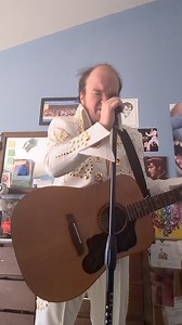 After many hours of practice with @expressionsmusicacademy in my local town. I finally got the courage to post some Elvis on my jumpsuit. Eat your heart out @jessegarronelvis Here is some See See Rider from Aloha from Hawaii I did 4 takes and this is the best one yet #elvistributeartist | Alex Dell'Atti