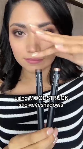 🔥 Smokey eye tutorial 🔥 using MOODSTRUCK stick eyeshadows Colors: Gleaming and Perspicuous 🖤 Save up to 20% on stick eyeshadows with September Special! Link in bio | Younique