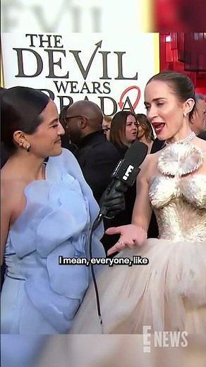 We're big fans of Emily Blunt and John Krasinski at "The Devil Wears Prada 2" premiere. 😍