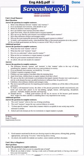 Grade 12 English Paper Preparation for Students