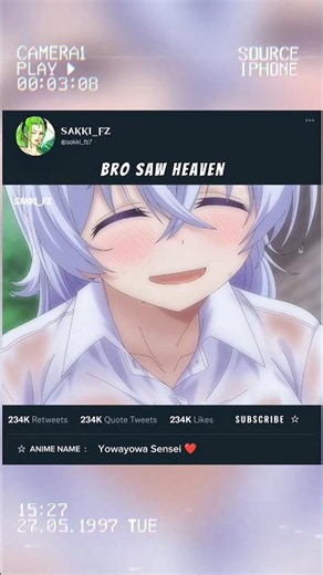 Bro Saw Heaven 🥰❤️