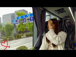 $42!! 7 Hours on Japan's Largest Double-Decker Bus from Tokyo to Kyoto/Osaka Japan🇯🇵