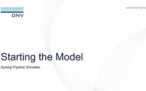 管道设计和在线预测、泄漏监测水力模拟仿真软件 - Synergi Pipeline Simulator Running a Model
