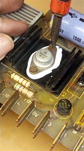 INSTALL TRANSISTOR 2N3054 TO-66 PACKAGE on avr power supply board