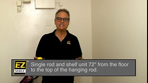 EZ Shelf - DIY Expandable Linen Closet Kit - Four 17.5"- 27" Expandable Shelves - White