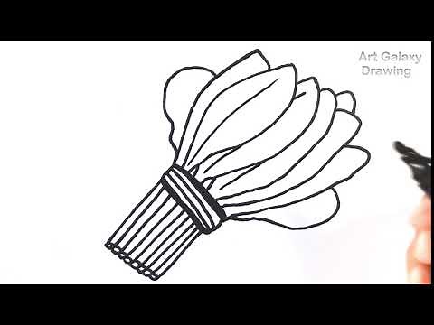 how to draw spinach easy step by step || Spinach drawing || Vegetable drawing ||