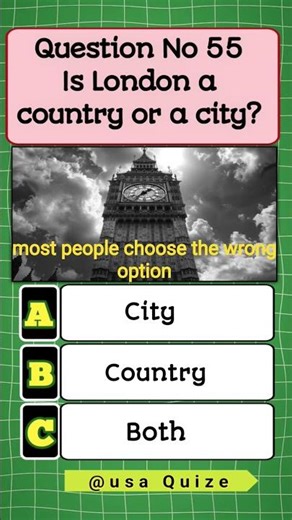 99% Get This Wrong! Is London a City or Country? #urbanlearning #urbanthinkers #urbansphere