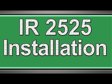 Canon ir 2525 installation