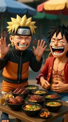 Naruto & Luffy Spilled Ramen on a Witch… She Cursed Their Food 💀