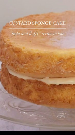 16K views · 38 reactions | This recipe uses the secret ingredient of custard powder to give this classic sponge a delicious flavour and light and fluffy texture. Click the link in our Instagram bio for the full recipe, or search “BestRecipes custard sponge cake”. #spongecake #custardcake #spongecakes #baking #easybaking #bakingrecipes | Best Recipes | Facebook