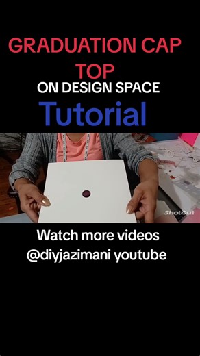 Graduation Cap Top TUTORIAL 😊 #diyjazimani #cricut #cricutprojects #Graduation #tutorial #diyproject