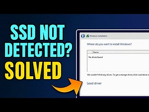 Windows Setup: SSD/NVMe Not Detected (Easy Fix)