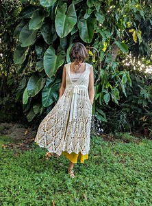 Pattern: Fairy Queen Coat / Pineapple Crochet / Cardigan / Jacket / Wrap Dress / PDF Download - Etsy