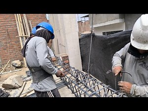 How to tie column stirrups