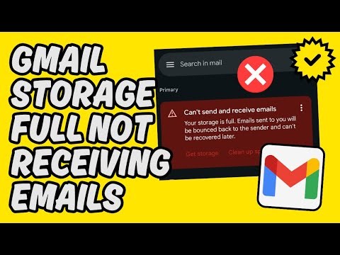 [Easy Fix] Gmail Storage Full Not Receiving Emails