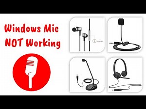 Mobile headset mic not working in computer