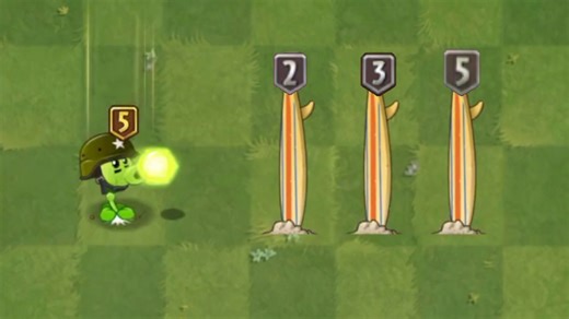 各种植物使用一次大招 vs 越来越肉的冲浪板