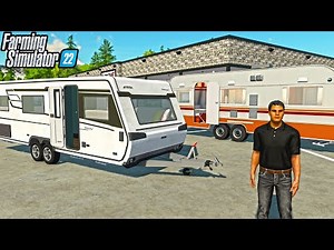 UM... WE HAVE TWO "NEW" CAMPERS | CAN WE MAKE MILLIONS? (FS22 CHALLENGE) FARMING SIMULATOR 22