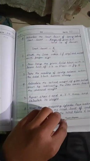 experiment 🧪 1 class 9th science