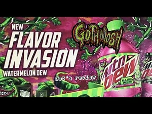 Mountain Dew - Major Mellon watermelon soda Review