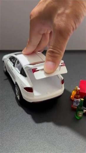 1/24 Tesla Model X - Realistic Trunk Details! 🔥 #shorts