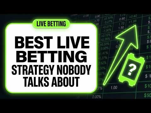 Best Live Betting Strategy Nobody Talks About (Simple System)