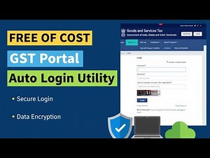 🚀 GST Login Automation in 1 Click | FREE Excel Utility for Fast & Secure GST Portal Access
