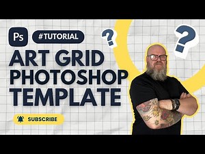 How to create an art grid template in Photoshop