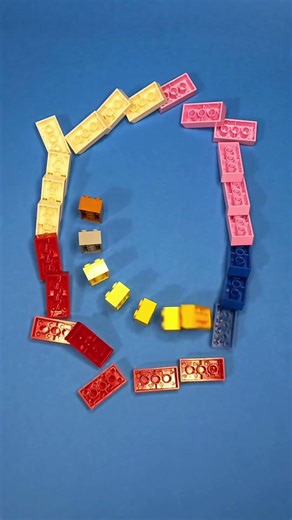LEGO Domino Setup Masterpiece 🎵 #satisfying