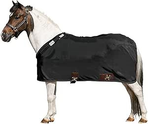 Dura-Nylon Draft Horse Stable Sheets | Ultimate Equine Comfort & Protection | Keeps Coats Smooth & Shiny | V-Free | Open Front | Legstrap |