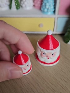 Miniature Dollshouse Christmas Santa Jar 1/12th 1/6th Scale - Etsy