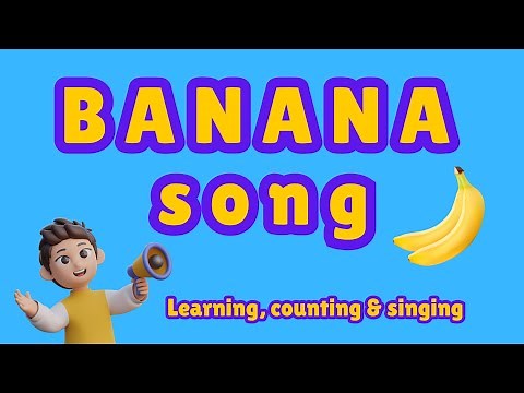 Banana song (Fruit) Learn fruits for kids educational learning songs nursery rhymes Tiatio kids tv