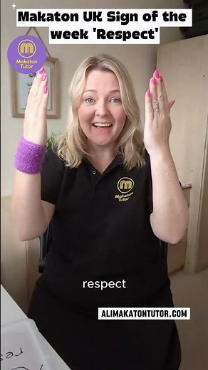 Makaton for Respect, sign & symbol video #makaton #makatonsigning #respect