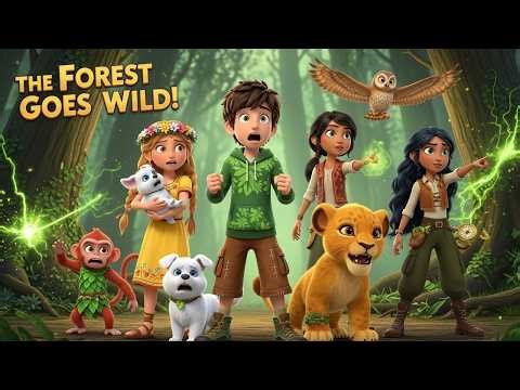The Forest Goes Wild🔥| 🦁Forest Friends Mission Ep 35 🌪️ | Powerful Kids Adventure Cartoon #cartoon