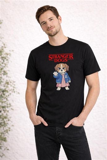 Stranger Dogs Shirt | Funny Dog T-shirt | Retro 80s Dog Parody | Cute Dog Graphic Tee | Dog Lover Gift | Sweatshirt Hoodie - Etsy