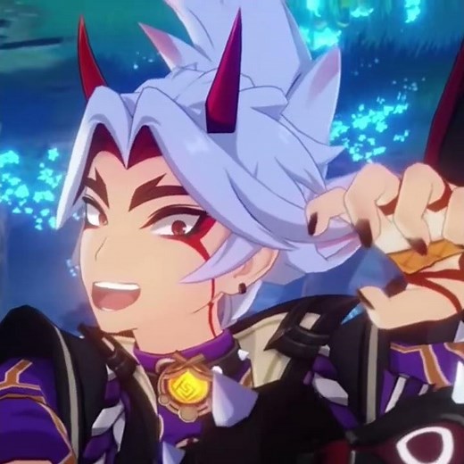 Arataki Itto genshin edit