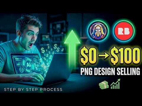 “How to Sell AI PNG Designs on Redbubble (Step-by-Step Beginner Guide)”