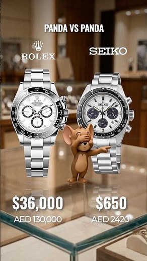 Rolex Daytona Panda vs Seiko Prospex Panda | $36,000 vs $650 Comparison