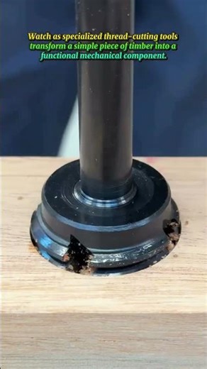 Perfect Wooden Threads: Advanced Woodworking Craftsmanship! 🪵🔩