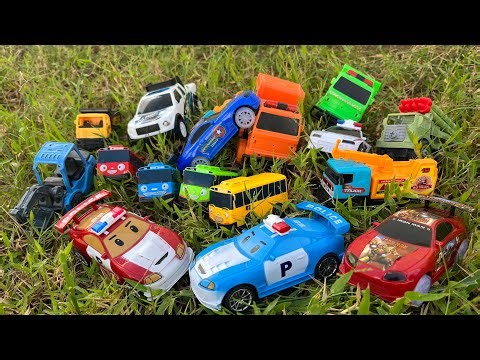 Menemukan Mobil Mobilan, Bus tayo, Mobil Truk Molen, Mobil Balap, Truk Pasir, Damkar,mobil polisi