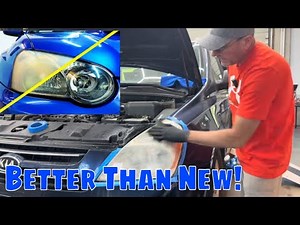 How To Restore Cloudy Headlights Permanently!