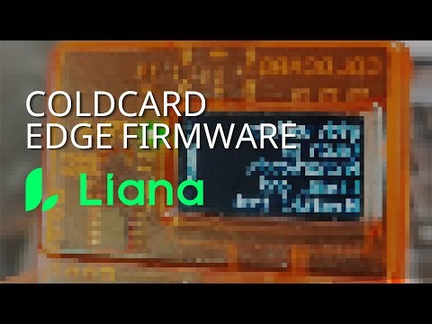 Liana Wallet Setup with Coldcard : Install Edge Firmware Easily