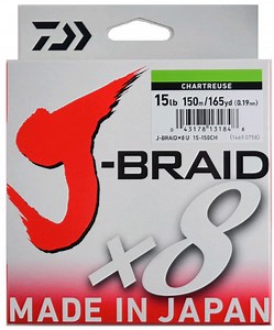 Daiwa J-Braid X8 Chartreuse – Glasgow Angling Centre