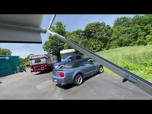 Dometic Awning AE - Howto open and close camper rv manual awning