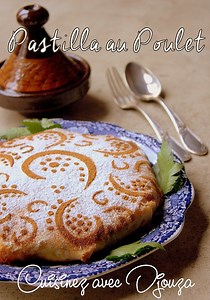 Pastilla traditionnelle au poulet amandes miel