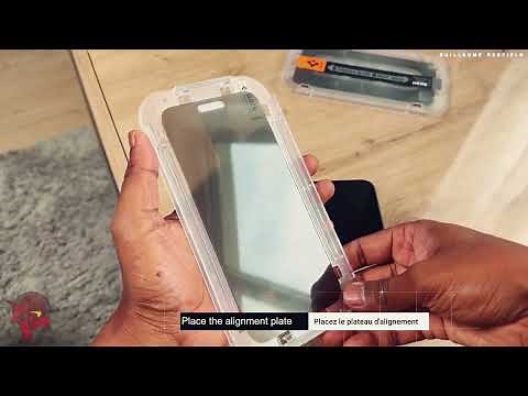 How to install Spigen Glas.tR EZ Fit Anti-Espion tempered glass for iPhone 15 Pro and 15 Pro Max