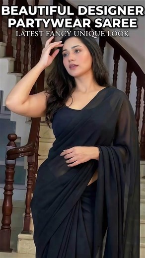 Designer Partywear Saree 2026 | New Fancy Unique Saree Look #dancecover