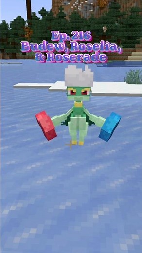 How to Catch Budew, Roselia, & Roserade in Cobblemon! #cobblemon #minecraft #pokemon #gaming