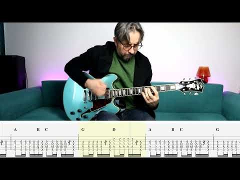 Lenny Kravitz - Fly Away | Main Riff Guitar Tutorial + TAB (Easy to Learn!)